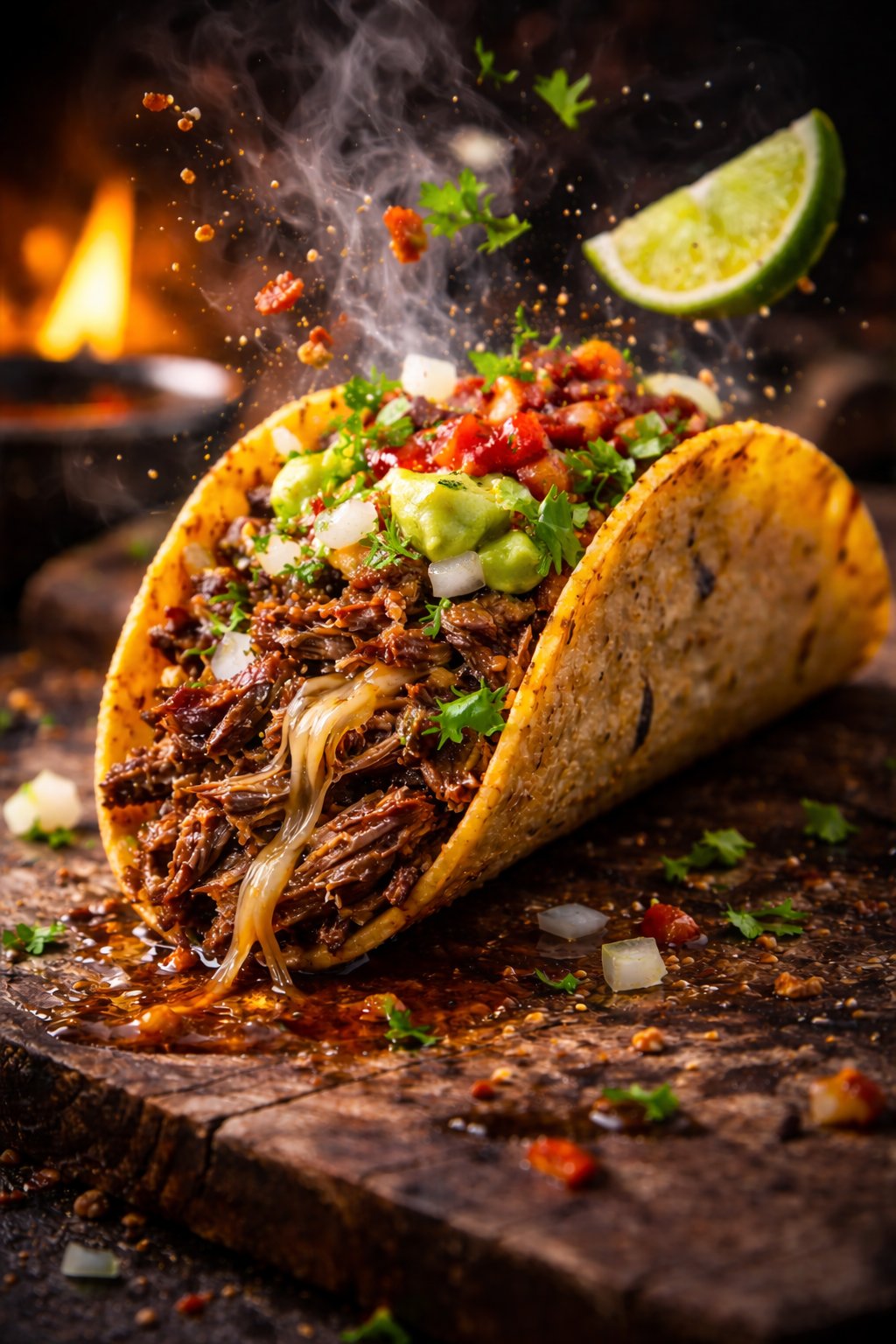 Loaded Birria Taco
